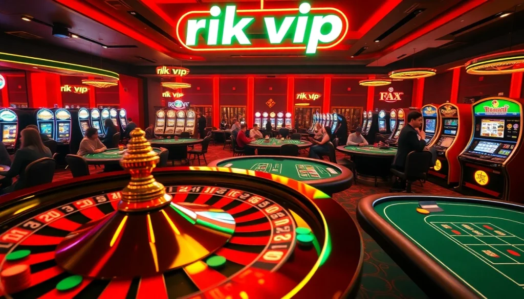 Experience the thrill of gambling with rik vip at vibrant casino tables filled with excitement and winning moments.